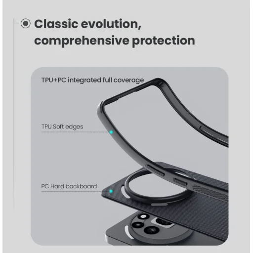 Nillkin Super Frosted PRO Mágneses Hátlap Tok Nothing Phone 3a Pro-hoz Fekete - 5