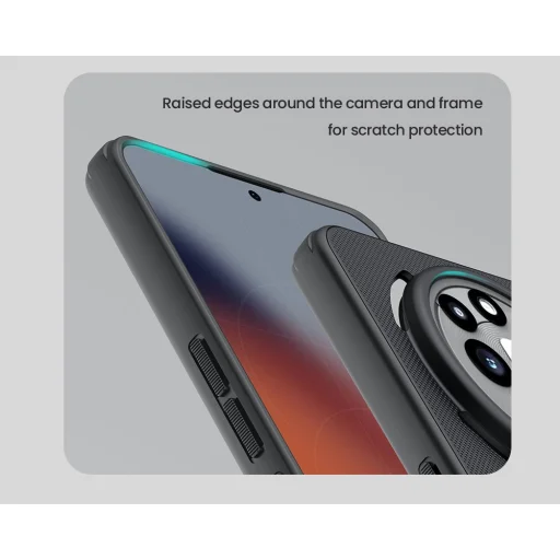 Nillkin Super Frosted PRO Mágneses Hátlap Tok Nothing Phone 3a Pro-hoz Fekete - 6