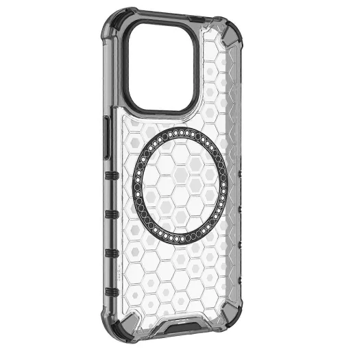  Techsuit - HoneyComb Shield MagSafe - iPhone 15 Pro Max - Fehér tok - 3