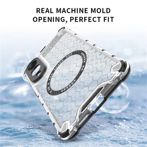  Techsuit - HoneyComb Shield MagSafe - Samsung Galaxy S25 Edge - Fehér tok - 5