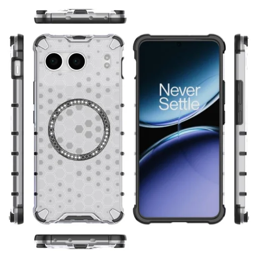 Techsuit - Méhsejt Pajzs MagSafe - OnePlus Nord 4 - Fehér tok - 5