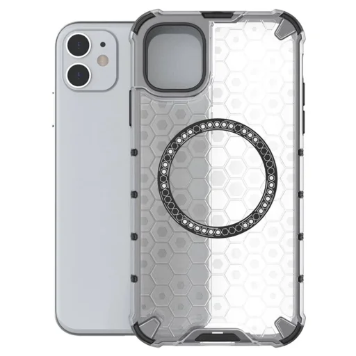  Techsuit - Méhsejt Pajzs MagSafe - iPhone 11 - Fehér tok - 2