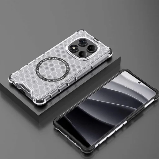  Techsuit - HoneyComb Shield MagSafe - Xiaomi Redmi Note 14 Pro 4G - Fehér tok - 6