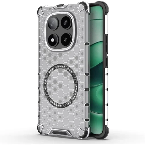  Techsuit - HoneyComb Shield MagSafe - Xiaomi Redmi Note 14 Pro 5G / Poco X7 - Fehér tok - 1