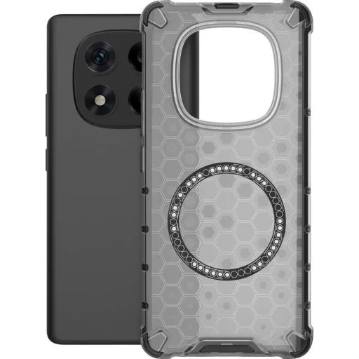  Techsuit - HoneyComb Pajzs MagSafe - Xiaomi Redmi Note 14 Pro 4G - Fekete tok - 2