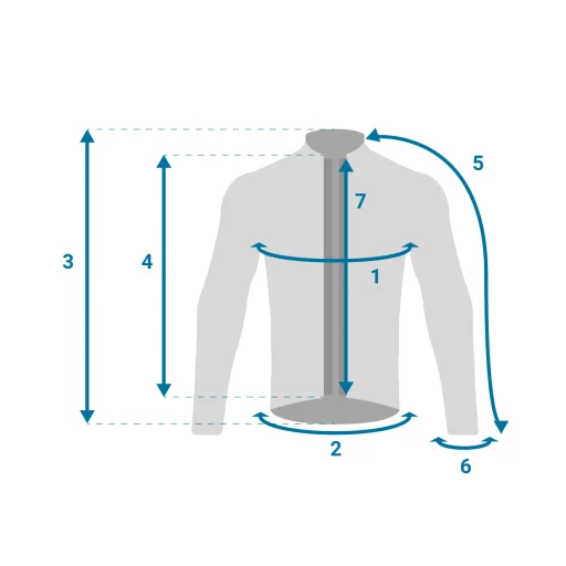 Rockbros kerékpáros mez 15120009003 hosszú ujjú tavaszi/nyári L - fekete - 19