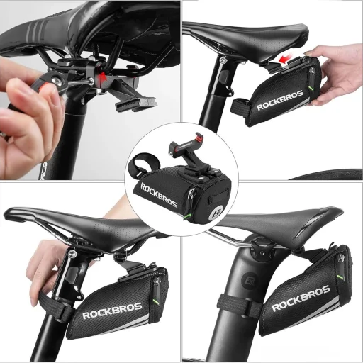 Rockbros C28 kerékpár táska nyereg alá - fekete - 3