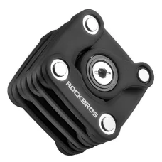 Rockbros WD795 összecsukható kerékpárzár - fekete