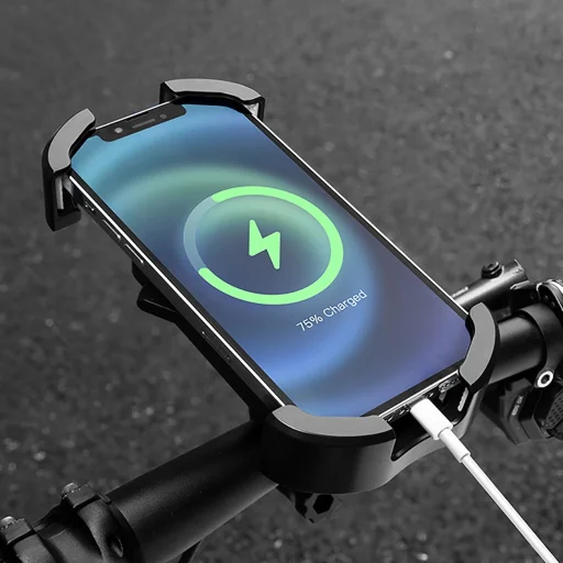 Rockbros 25210032005 Motoros Telefontartó Tükörre - Fekete - 3