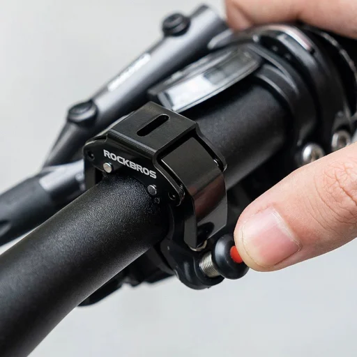 Rockbros bicikli csengő 34210006001 C alakú - fekete - 6