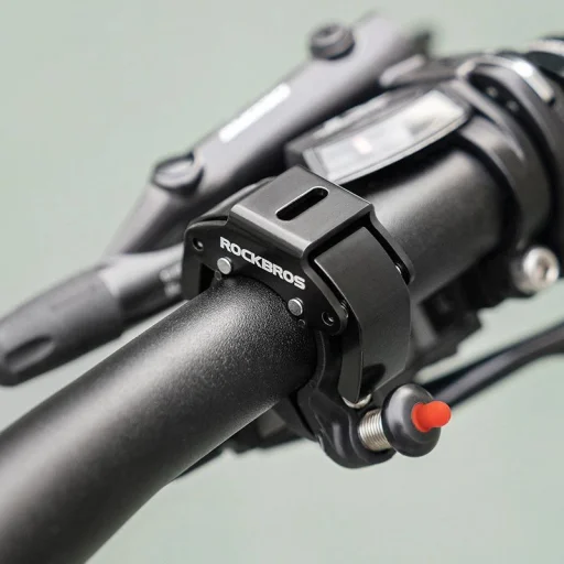 Rockbros bicikli csengő 34210006001 C alakú - fekete - 8