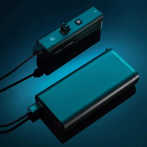 Rockbros RHL1500 első kerékpárlámpa 5000mAh 1500lm IPX6 - fekete - 4