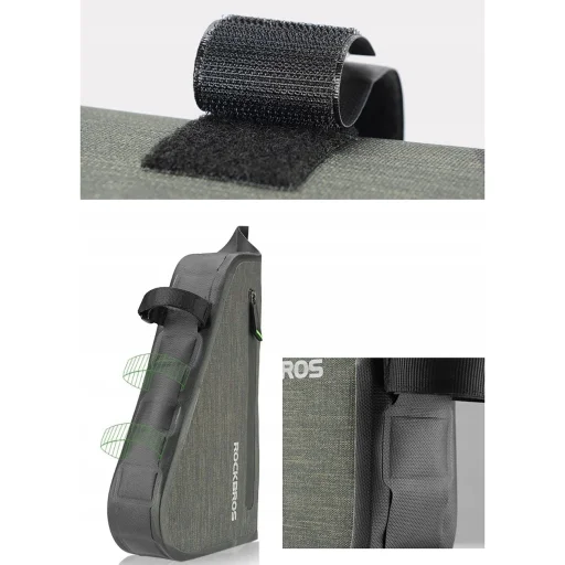 Rockbros AS-017 kerékpárváz táska 5 l - sötétzöld - 5