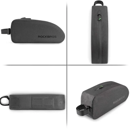 Rockbros AS-019 kerékpárváz táska vízálló 1.5 l - fekete - 4