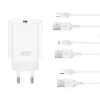 XO fali töltő CE33 QC 18W 1x USB fehér + kábel microUSB