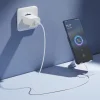 XO hálózati töltő CE33 QC 18W 1x USB fehér + kábel USB-C - 3