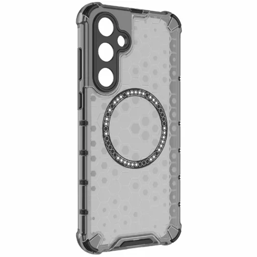  Techsuit - Méhsejt Pajzs MagSafe - Samsung Galaxy A55 5G - Fekete tok - 3