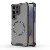  Techsuit - HoneyComb Shield MagSafe - Samsung Galaxy S25 Ultra - Fekete tok