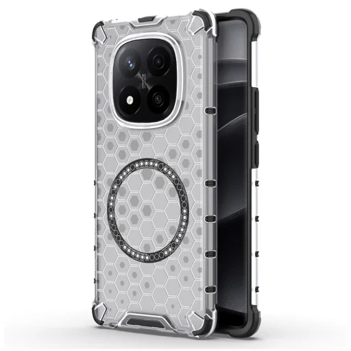  Techsuit - HoneyComb Shield MagSafe - Xiaomi Redmi Note 14 Pro+ 5G - Fehér tok - 1
