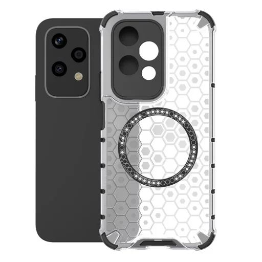  Techsuit - HoneyComb Pajzs MagSafe - Honor 200 Lite - Fehér tok - 3