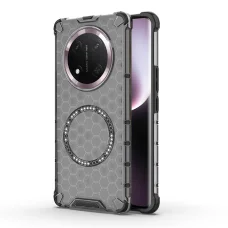  Honor Magic7 Lite / X9c Fekete Techsuit HoneyComb Shield MagSafe tok