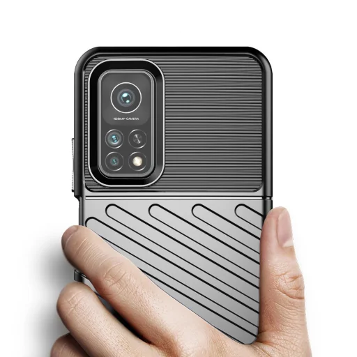 Thunder fokozott védelmet biztosító flexibilis TPU tok Xiaomi Mi 10T Pro / Mi 10T készülékhez kék színben - 4