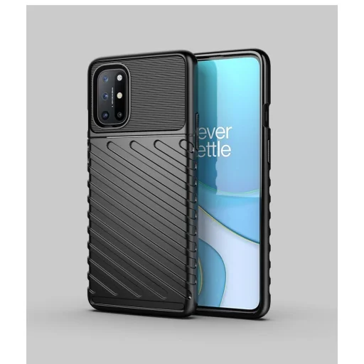 Thunder fokozott védelmet biztosító flexibilis TPU tok OnePlus 8T fekete - 12