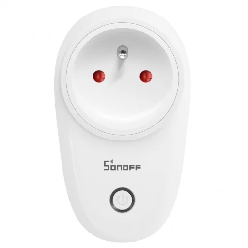 Sonoff S26TPE-FR Wi-Fi smart plug, okos konektor aljzat fehér - FR verzió (IM180320003) - 1
