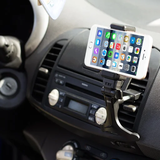 Univerzális szellőzőre erősíthető autós telefontartó - 6