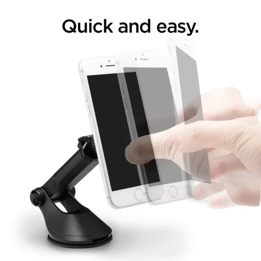 Spigen H35 Mágneses autós telefontartó fekete - 2