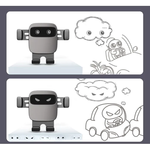 Baseus Cube Gravity szellőzőre erősíthető autós telefontartó fekete (SUYL-FK01) - 10