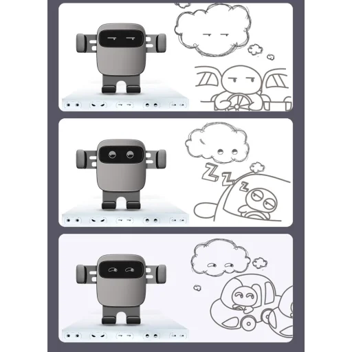 Baseus Cube Gravity szellőzőre erősíthető autós telefontartó fekete (SUYL-FK01) - 11