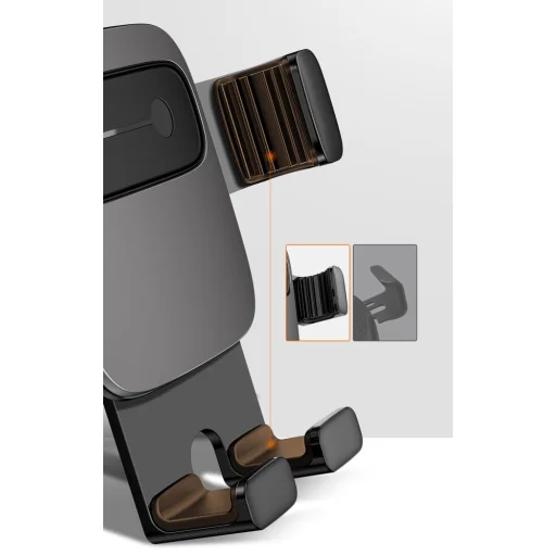 Baseus Cube Gravity szellőzőre erősíthető autós telefontartó fekete (SUYL-FK01) - 21