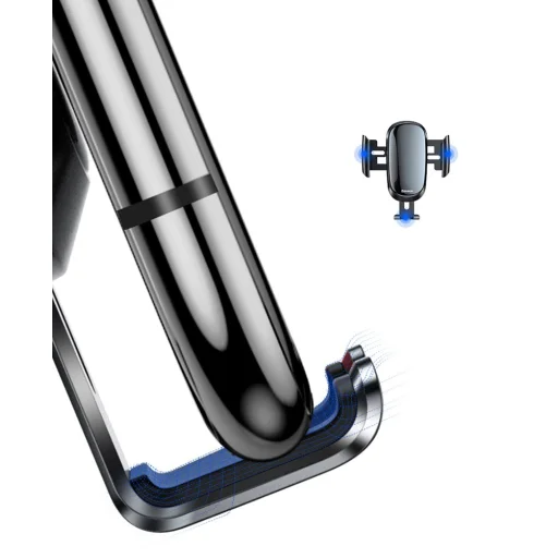 Baseus Future Gravity autós telefontartó kör alakú szellőzőhöz fekete színben (SUYL-BWL01) - 16