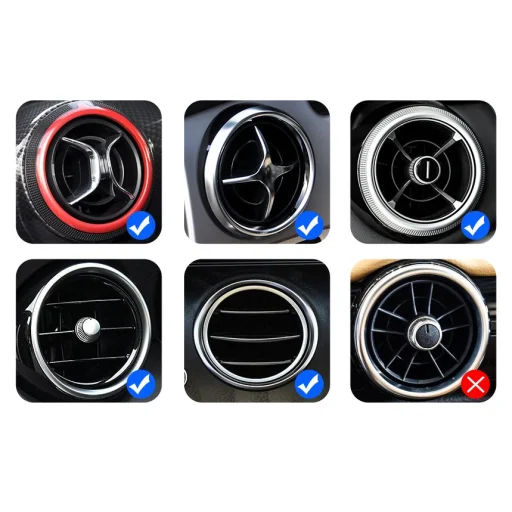 Baseus Future Gravity autós telefontartó kör alakú szellőzőhöz fekete színben (SUYL-BWL01) - 7