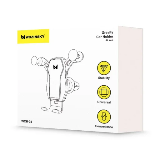 Wozinsky Gravity autós tartó szellőzőbe vízszintes és függőleges használathoz (WCH-04) - 10