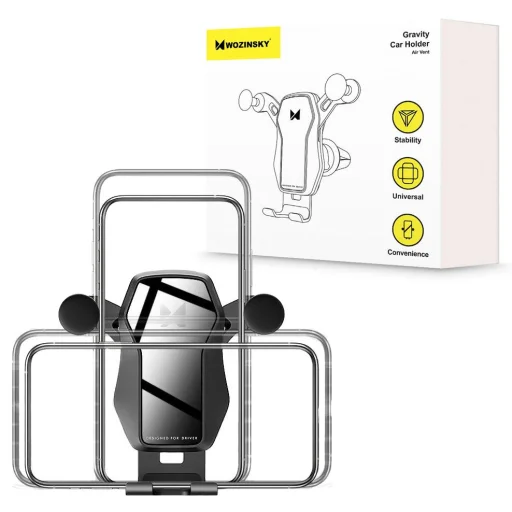 Wozinsky Gravity autós tartó szellőzőbe vízszintes és függőleges használathoz (WCH-04) - 13