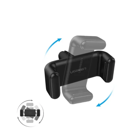 Ugreen Szellőzőre erősíthető autós telefontartó fekete (30798) - 2
