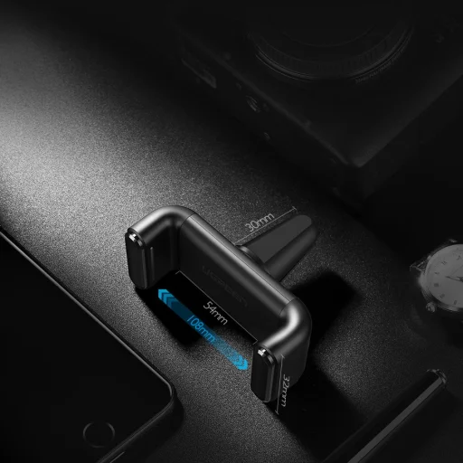 Ugreen Szellőzőre erősíthető autós telefontartó fekete (30798) - 11