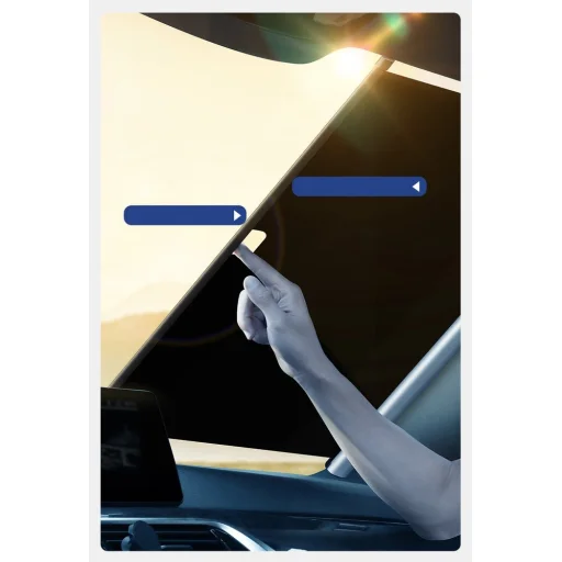 Baseus szélvédő árnyékoló 65x140cm ezüst (CRZYD-B0S) - 16