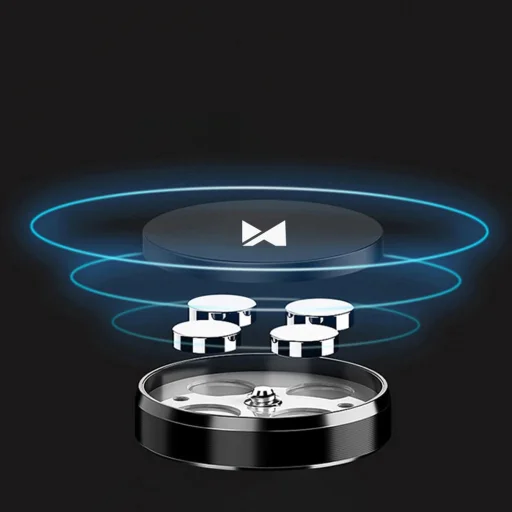 Wozinsky Mágneses autós telefontartó műszerfalra fekete (WMH-02) - 2