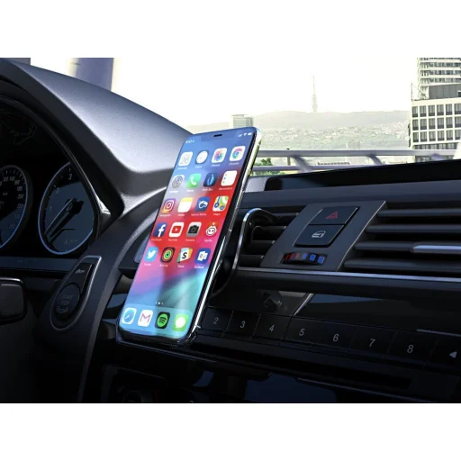 Wozinsky univerzális mágneses autós telefontartó fekete (WMH-03) - 11