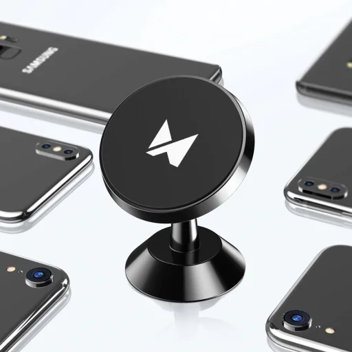 Wozinsky Mágneses műszerfalra helyezhető autós telefontartó fekete (WMH-05) - 15