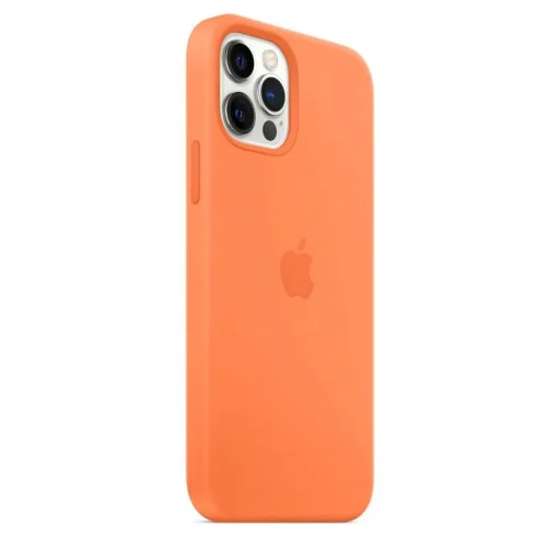 iPhone 12/ 12 Pro Apple gyári szilikon tok Kumkvat színben (MHKY3ZM/A) - 3