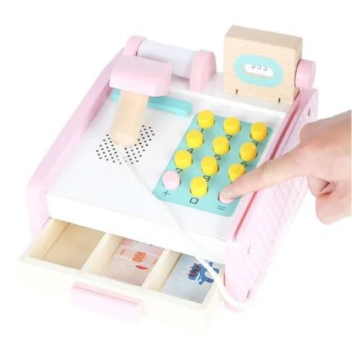 Fa játék pénztárgép gyerekjáték - 2