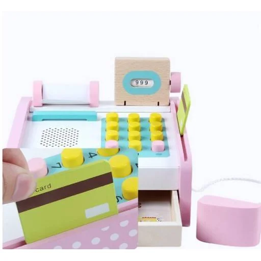 Fa játék pénztárgép gyerekjáték - 3