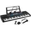 Elektromos billentyűs hangszer mikrofonnal és 61 billentyűvel, gyerekjáték szintetizátor thumbnail