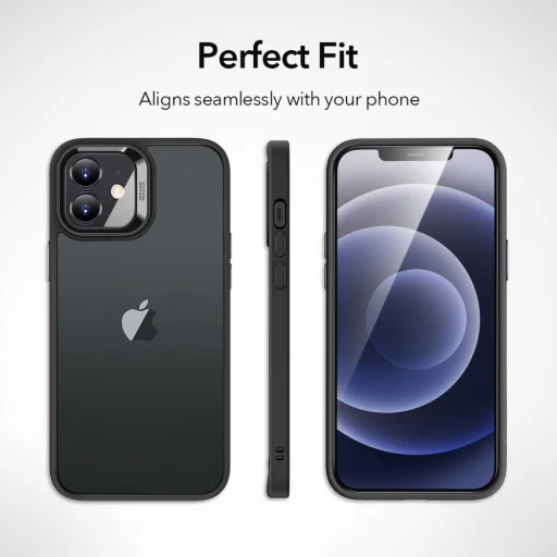 ESR Classic Hybrid tok iPhone 12 Mini Jelly Black - 3