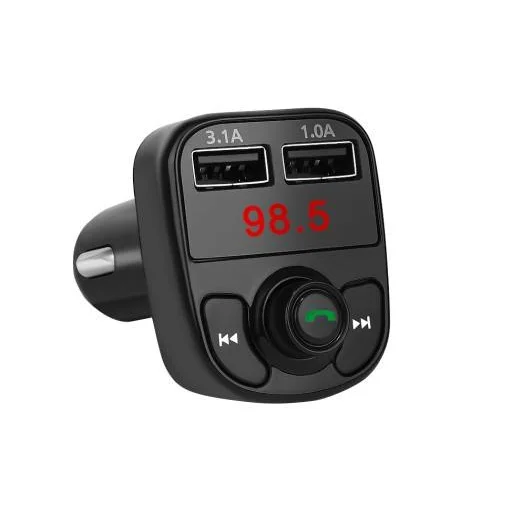 Bluetooth FM transmitter 2xUSB csatlakozóval fekete - 2