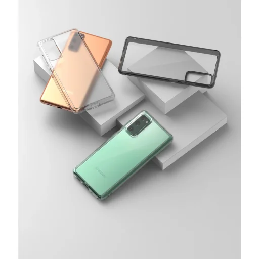 Ringke Fusion PC és TPU tok Samsung S20 FE Matt Clear átlátszó - 2